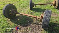 Axles with wheels - 4