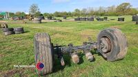 BPW axle on drum brakes c/w super single tyres - 4