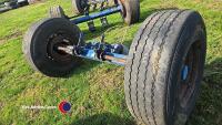 BPW axle on drum brakes c/w super single tyres - 4