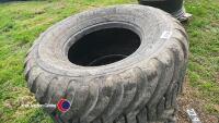 2 x 500/60/22.5 flotation tyres - 4