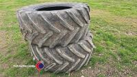 Pair Michelin 600/60/30, zeobib, good - 4