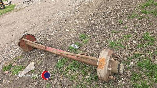 8 stud braked axle