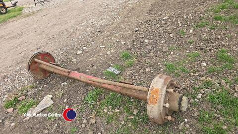 8 stud braked axle