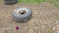 10.0/ 75-15.3 new tyre on rim