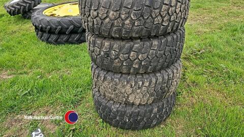 4 x BFG mud terrain tyres