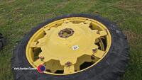 Pair Taurus 270/95 R48 rowcrop wheels and tyres - 2