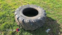 JCB loadall tyre 460/70/24, low tread but good as spare - 2