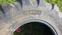 JCB loadall tyre 460/70/24, low tread but good as spare - 3
