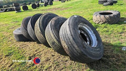 6 x 385/65 R22.5, came off lorry trailer