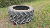 2 tyres 13.6 x 38