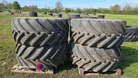 Set of good year vf tyres for Sands sprayer 600/60R28 wheels