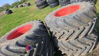 Set of good year vf tyres for Sands sprayer 600/60R28 wheels - 2