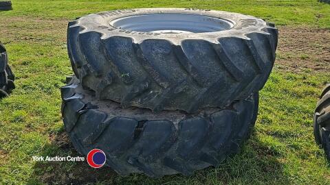 Pair 480-85R42 Mitas tyres