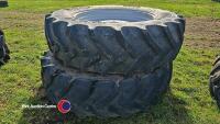 Pair 480-85R42 Mitas tyres