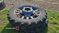 Pair 11.2R36 row crop wheels - 4