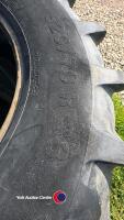 Pair 520-70R38 tyres 70% - 3