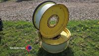 Pair 12-28 J/D rims - 3