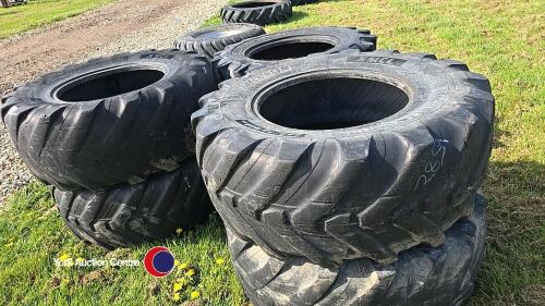 6 x 460-70R24 tyres
