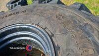 Pair 750-65R26 M/F J/D wheels - 3