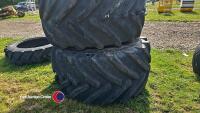 Pair 750-65R26 M/F J/D wheels - 5