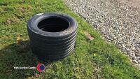 Pair 200-60-14.5 plough tyres - 4