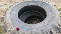 2 x 14.9-24 tractor tyres - 2