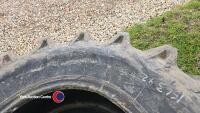 2 x 14.9-24 tractor tyres - 3