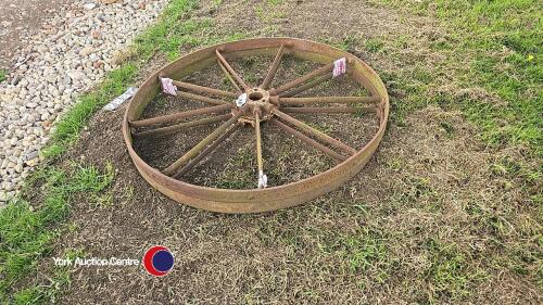 Set of cast iron wheels H 1120mm