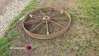 Set of cast iron wheels H 1120mm