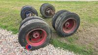 2 8 stud twin wheel axles 215x17.5 - 3