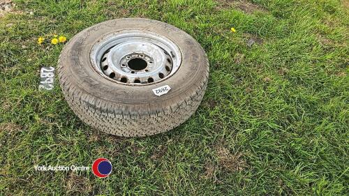 Isuzu DMax spare wheel