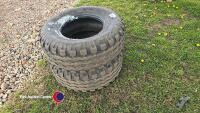 2 tyres 11.5/80-15.3