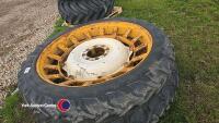 Pair of row crop wheels, 230/195R48 - 2