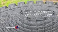 Pair of 15.3-26in trailer wheels and tyres - 3
