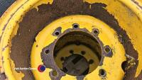 Pair of 15.3-26in trailer wheels and tyres - 4