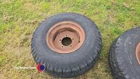 Pair 11.5/80-15.3 trailer wheels and tyres - 3