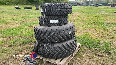 Brand new set of turf tyres to fit compact tractor