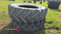 Pair of Firestone 520/85/42 tyres