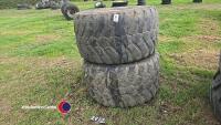 Pair of wheels 600/50 R 22.5, 10 stud super singles - 5
