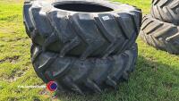 Pair 20.8R38 Mitas tyres