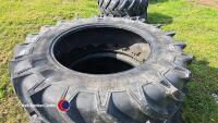 Pair 16.9R34 Mitas tyres - 2