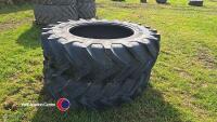 Pair 16.9R34 Mitas tyres - 6