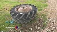 Pair 11x28 wheels welded centres, 35/135 etc - 3