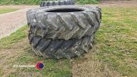 Pair 20.8 R42 Continental tyres