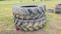 Pair 20.8 R42 Continental tyres - 4