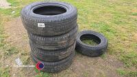 4 x Continental 255 65 R19 tyres for Land Rover, year 2024, and one other, excellent tread
