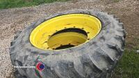 2 x 420/80R46 Firestone tyres - 2