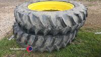 2 x 420/80R46 Firestone tyres - 4