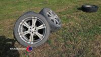 4x Fox alloys to fit Navara D40 255/50 R20 - 4