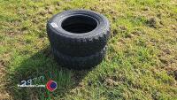 2 x 185/70 R13c trailer tyres - 4